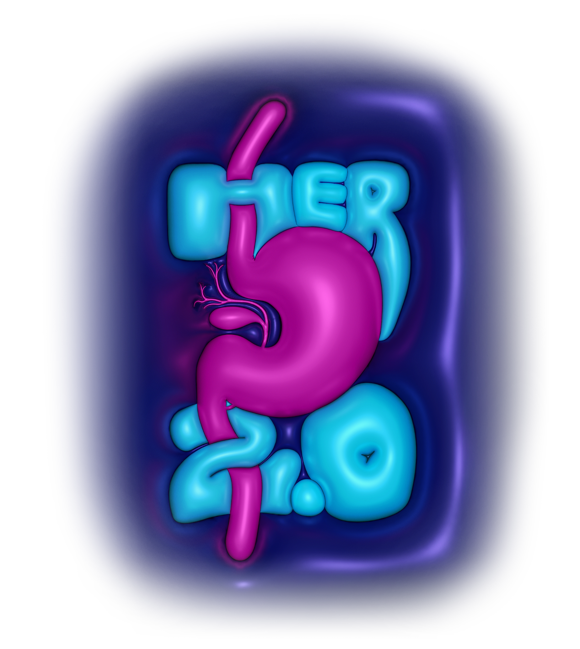HER2.0 squeezing balloon-like gastrointestinal tract